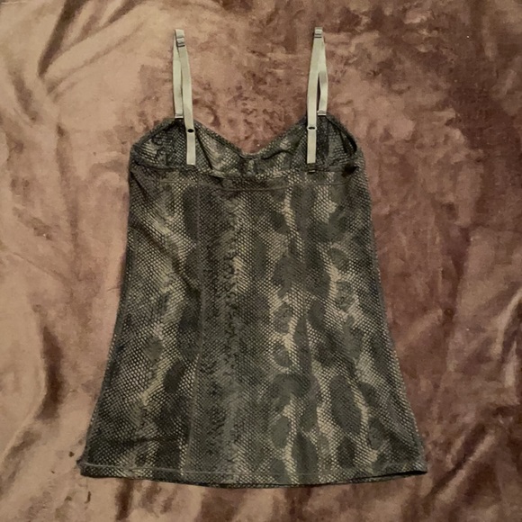Aritzia Talula grey snake print bustier tank size S - Picture 2 of 3